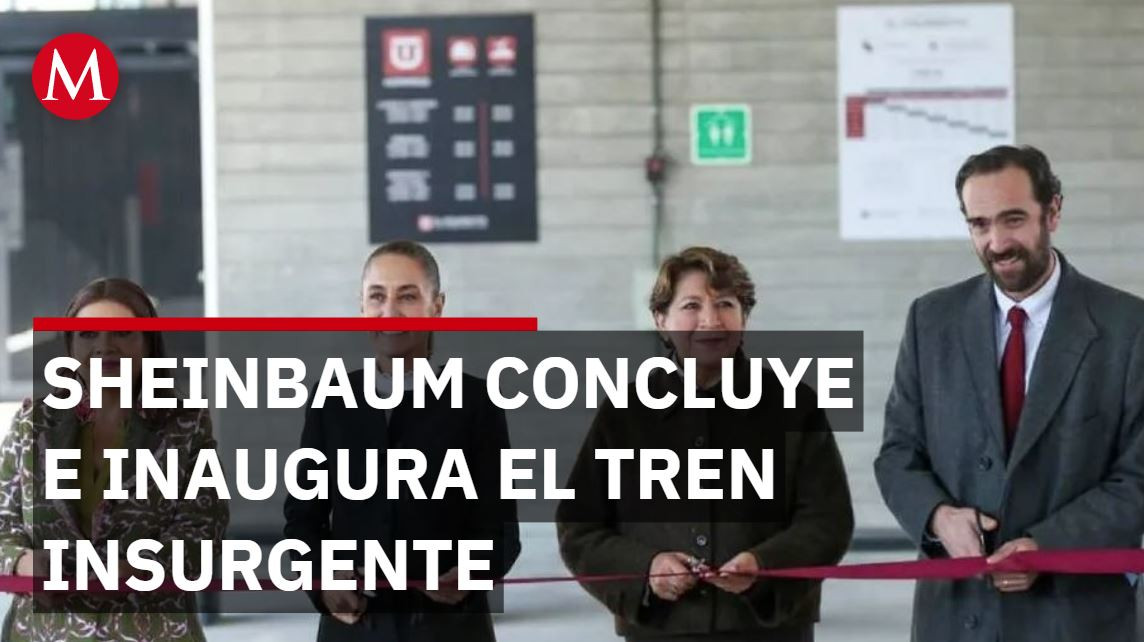 Sheinbaum inaugura tramo completo del Tren Insurgente