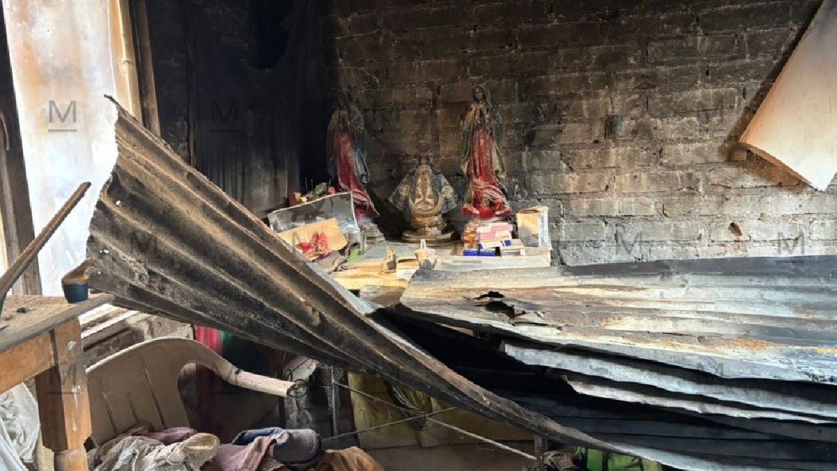 Un vecino se percató del incendio y logró rescatar a los padres de Gonzálo, evitando que la tragedia fuera mayor. Foto: Juan Carlos Romero.