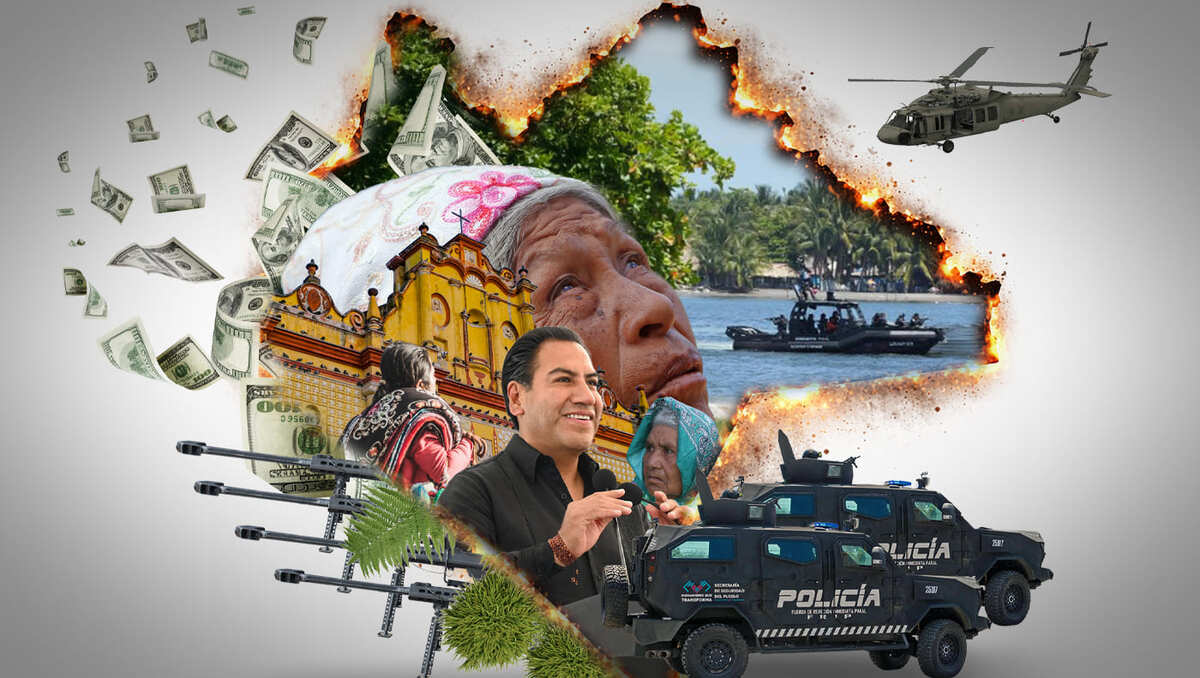 Chiapas ha entrado en una silenciosa carrera armamentista. | Diseño: MILENIO