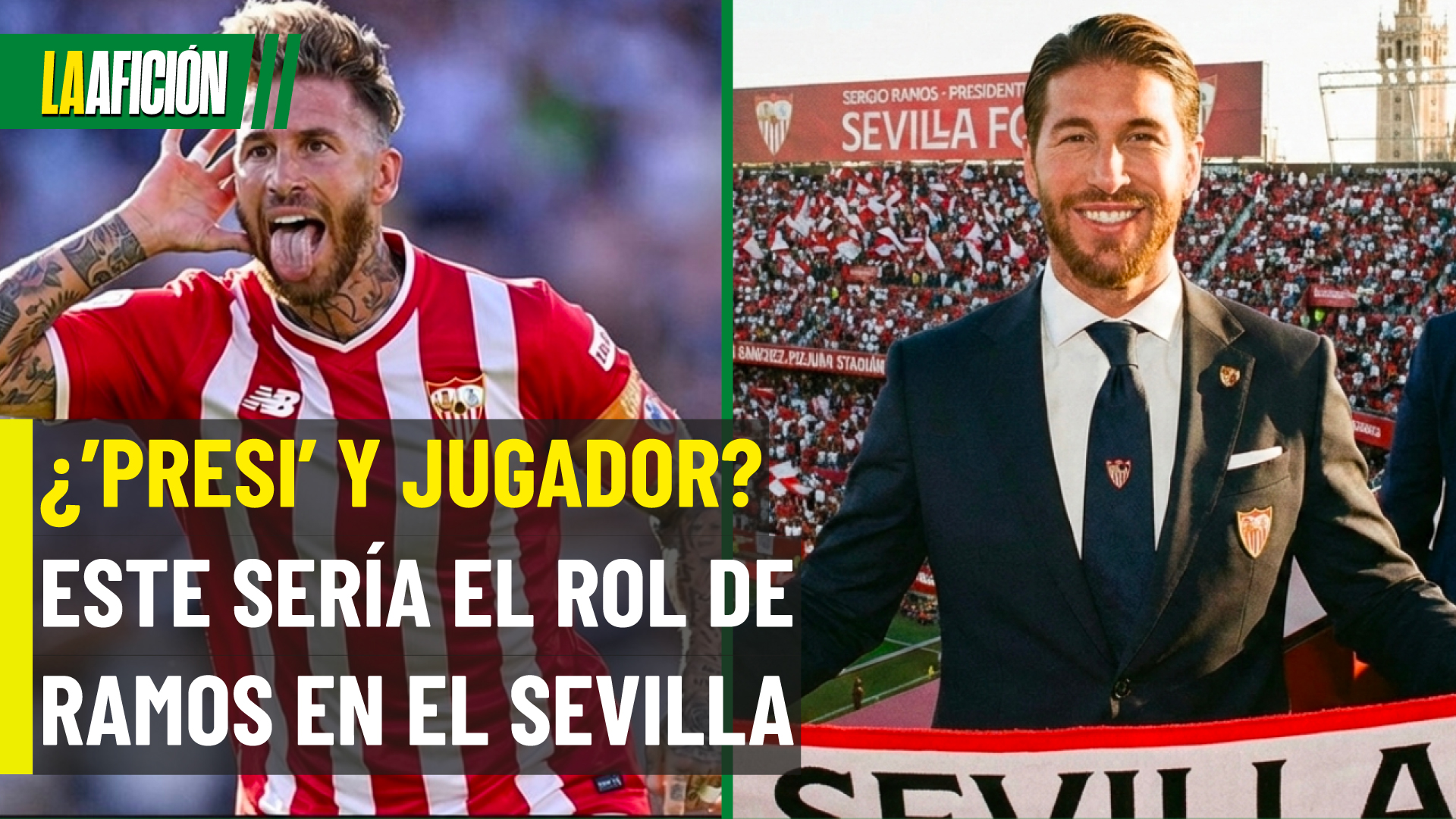 Conoce el rol que tomaría Sergio Ramos en el Sevilla
