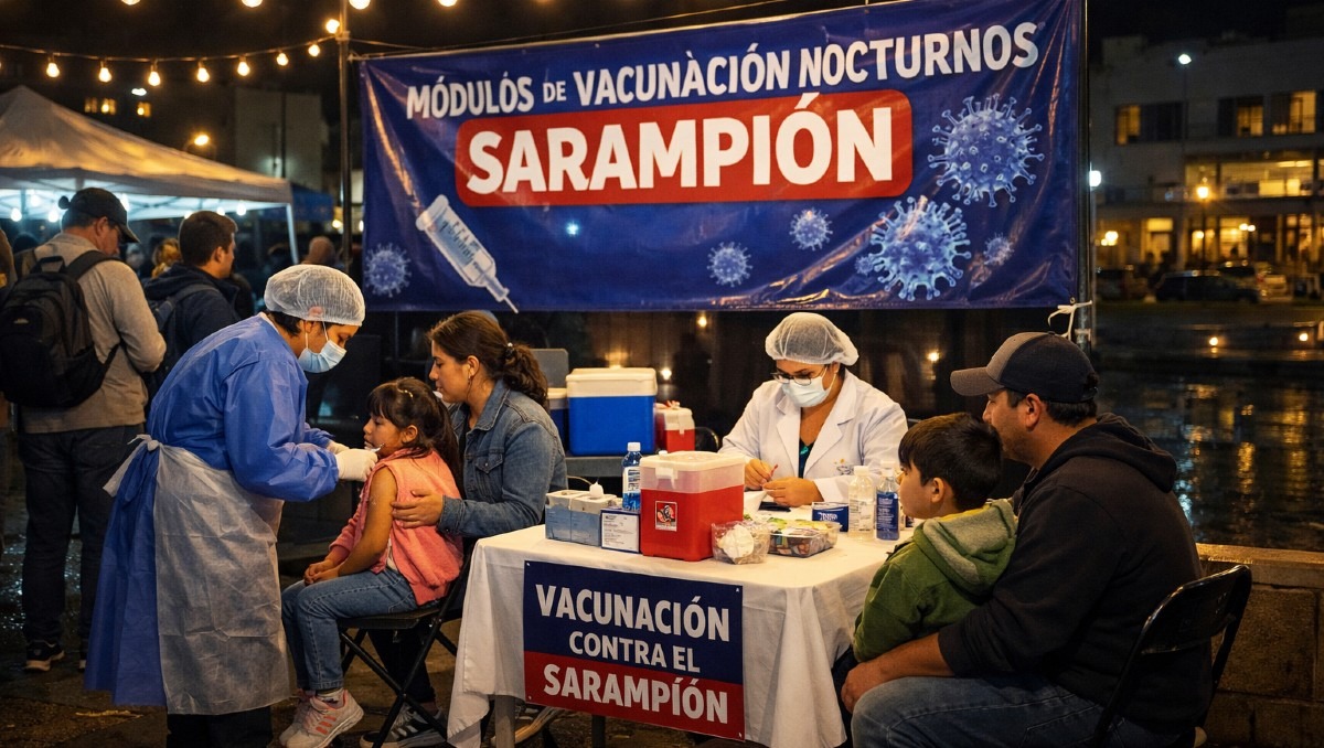 ¿Habrá módulos nocturnos de vacunación vs el Sarampión en CdMx? Esto sabemos