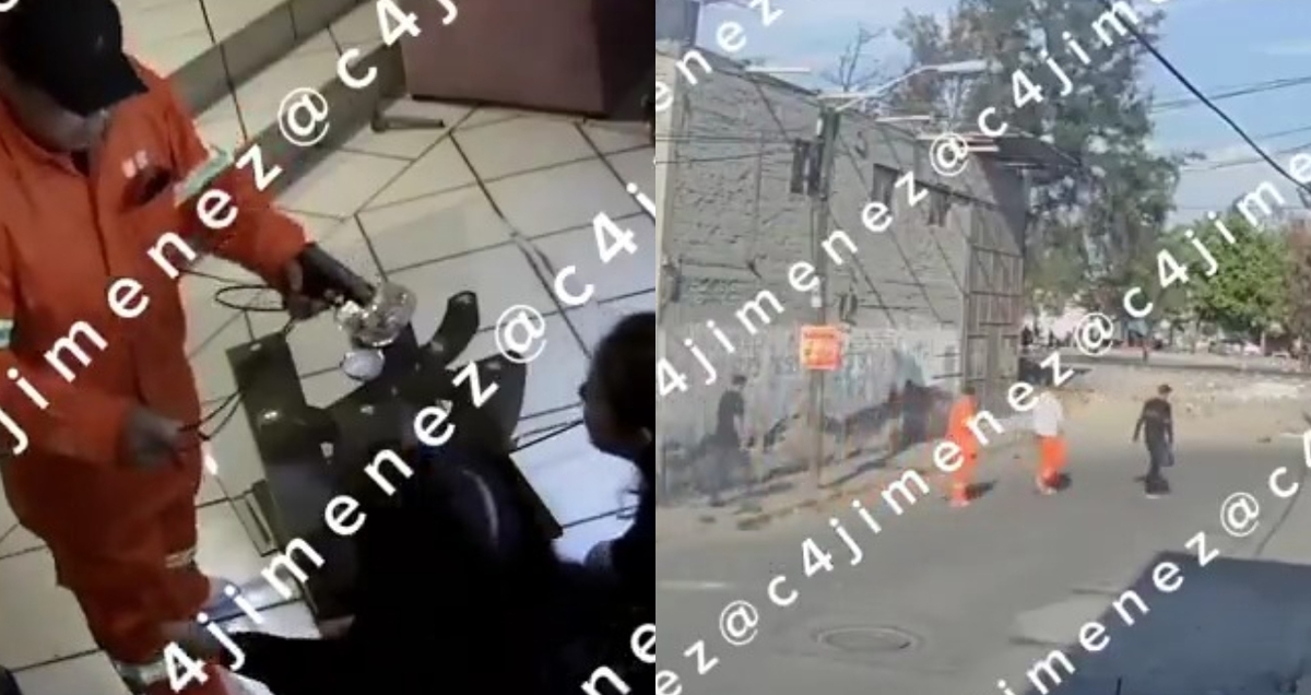 Los ladrones fueron captados por diversos sistemas de videovigilancia en la zona. | Imagen: Carlos Jiménez vía X