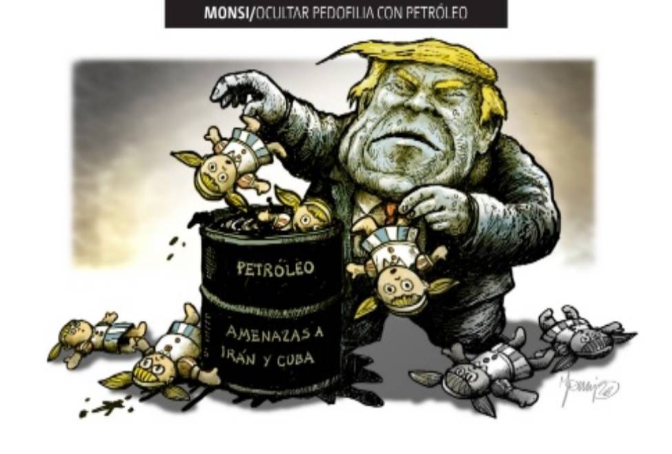 OCULTAR PEDOFILIA CON PETRÓLEO