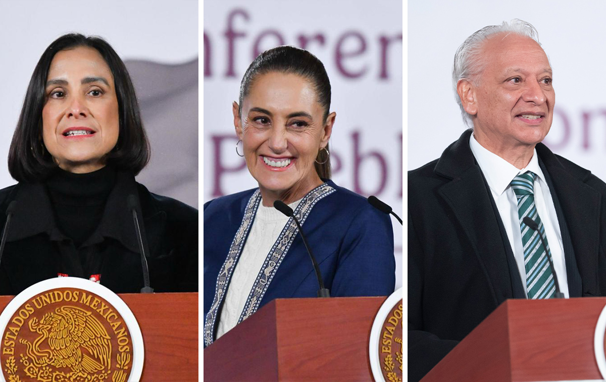 La presidenta Claudia Sheinbaum en La Mañanera del Pueblo desde Palacio Nacional. | Cuartoscuro