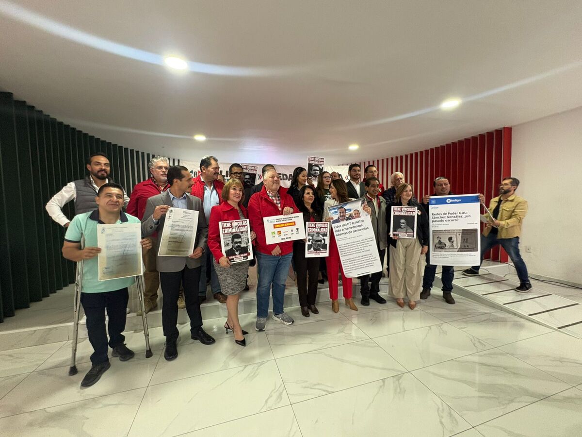 PRI Jalisco mostró su inconformidad por Morena y sus diputados con antecedentes. (Fátima Briceño)