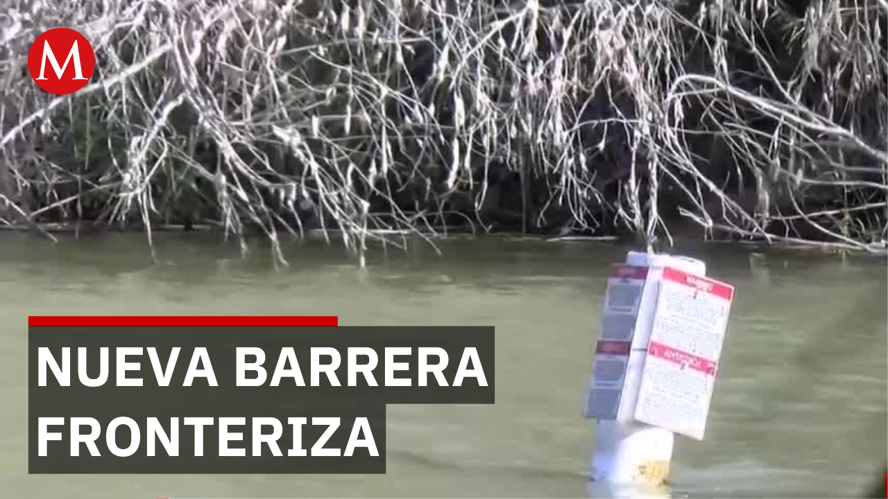 Reynosa bajo alerta: delimitan con boyas zona prohibida en el Río Bravo
