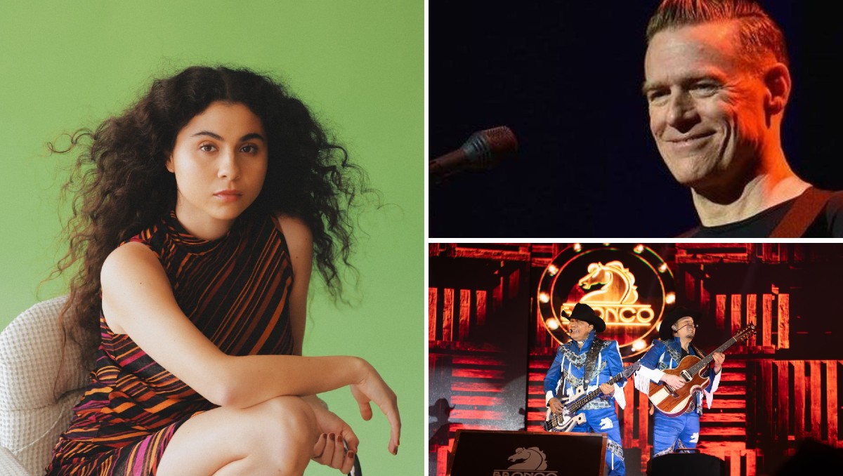 Silvana Estrada, Bryan Adams y Bronco son algunos de los artistas que llegarán a Guadalajara este mes (Fotos: Facebook)