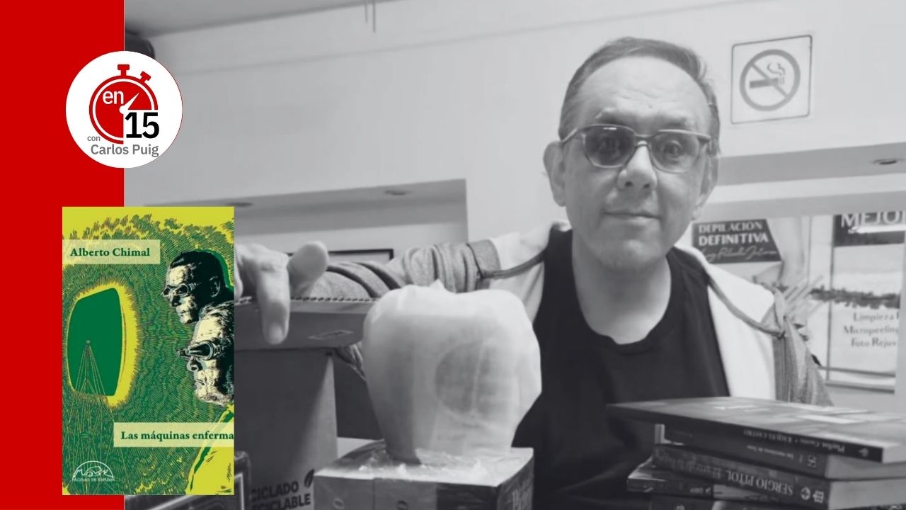 Alberto Chimal, autor de "Las Máquinas Enfermas" | En 15