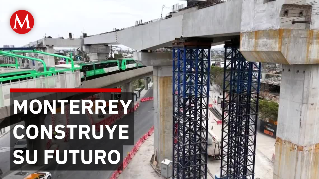 Avance en obra línea 6 del Metro sobre la línea 1 en Nuevo León reporte