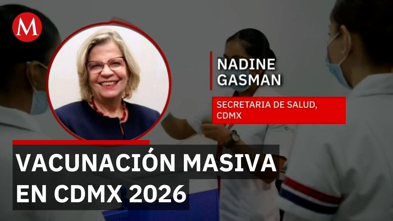 Campaña de vacunación masiva en CdMx para reforzar protección en 2026