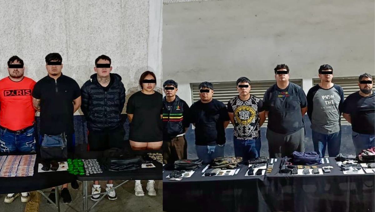 Entre los detenidos se encuentra un menor de edad, quien fue canalizado a las autoridades correspondientes. Especial