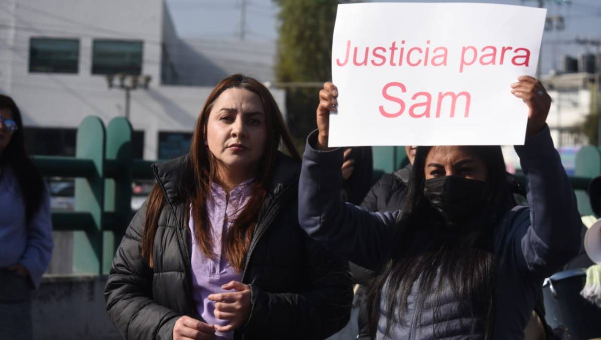 La manifestación busca visibilizar el caso de Samantha, quien denunció violencia de su ex pareja.| Fotos: Tania Contreras