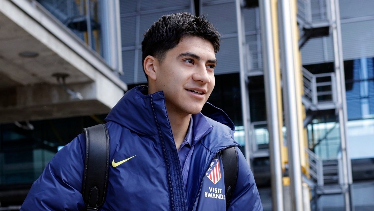 Obed Vargas podría debutar con el Atlético de Madrid en la Copa del Rey (X: @Atleti)