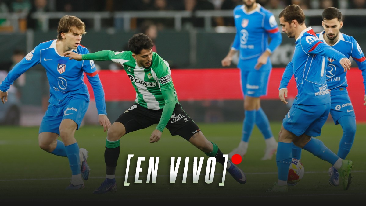 Real Betis vs. Atlético de Madrid EN VIVO. Partido Copa del Rey 2026 (EFE)