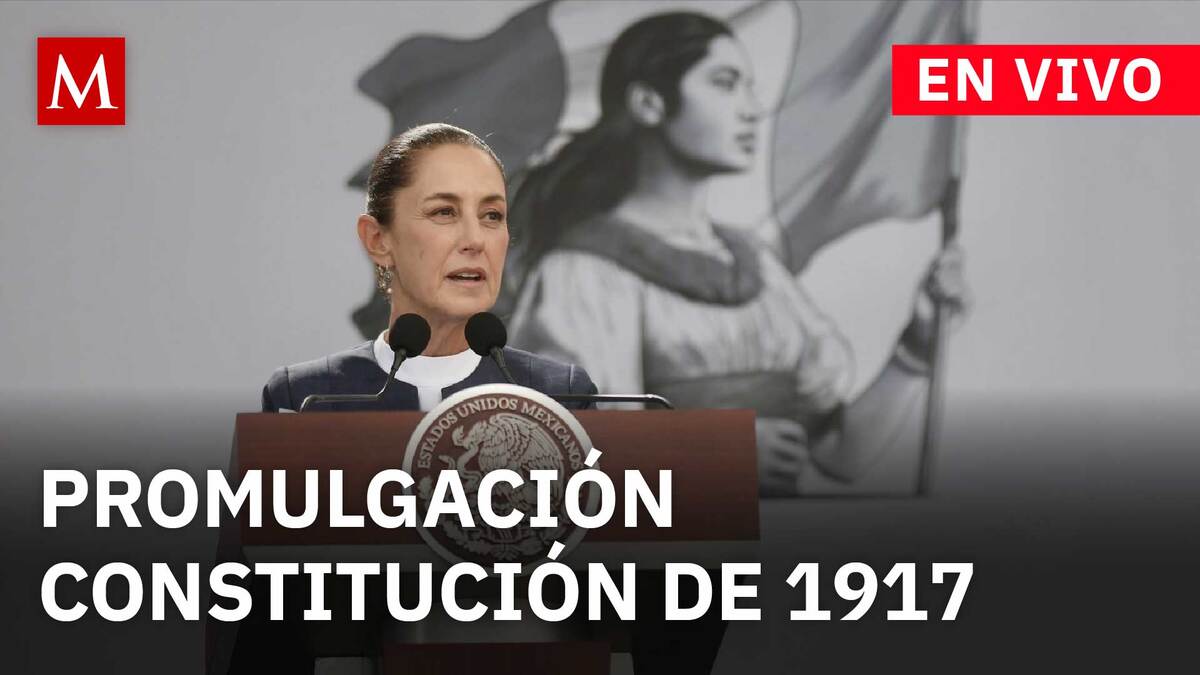 Sheinbaum encabeza 109 años de la Constitución