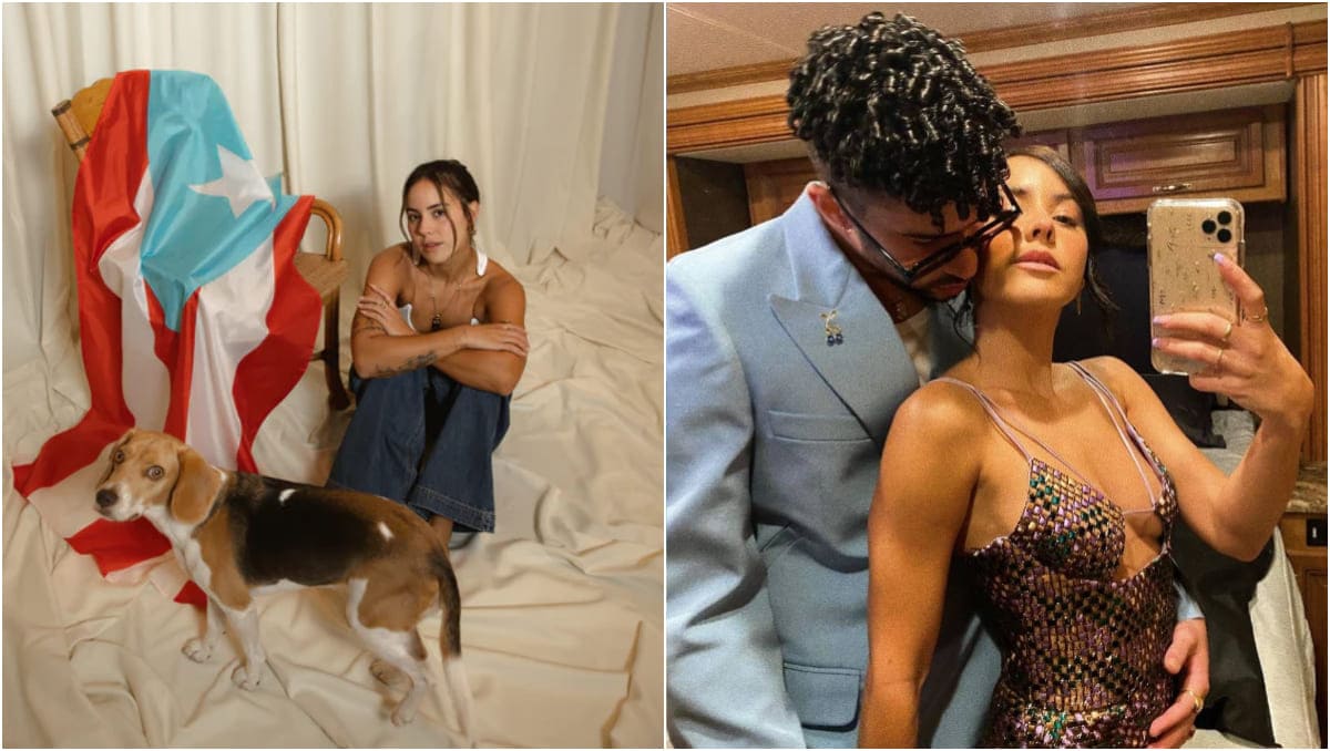 Gabriela Berlingeri y Benito Martínez Ocasio presuntamente estuvieron en una relación de cinco años. (@diciembreveintinueve | especial)