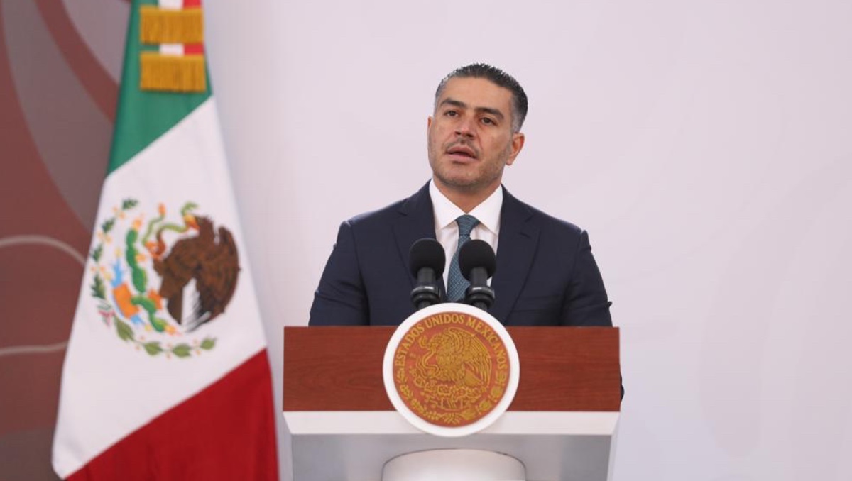 Harfuch destacó que los homicidios dolosos han bajado 30% con Plan Michoacán. | Ariel Ojeda