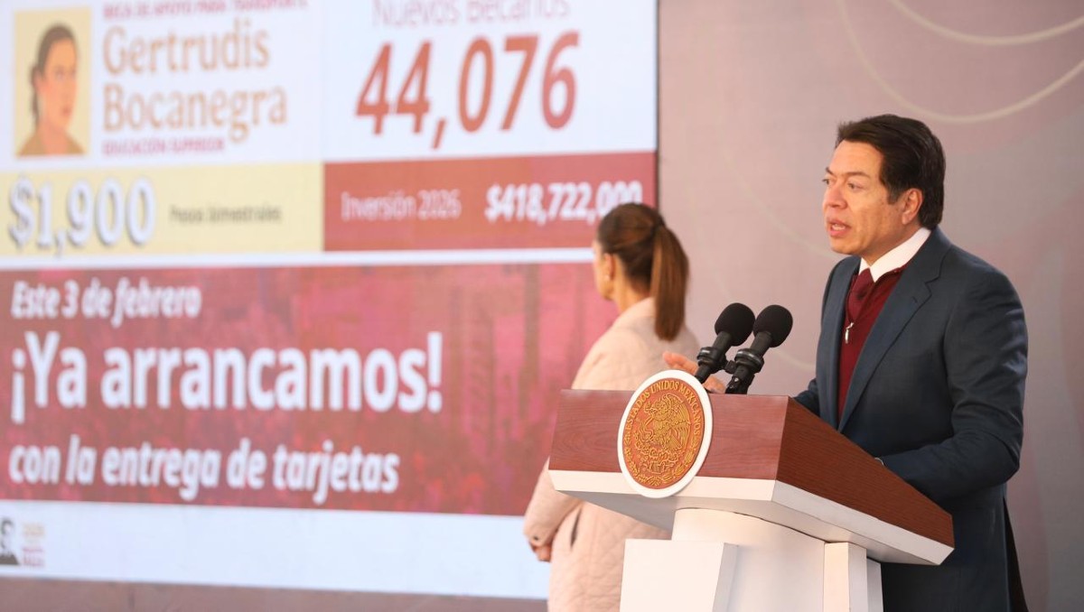 Mario Delgado, titular de la SEP desde Michoacán hoy 6 de febrero | Jorge Carballo