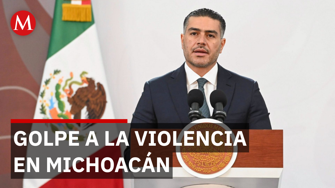 ¡Resultados en Michoacán! Menos violencia y más de mil detenidos: Harfuch