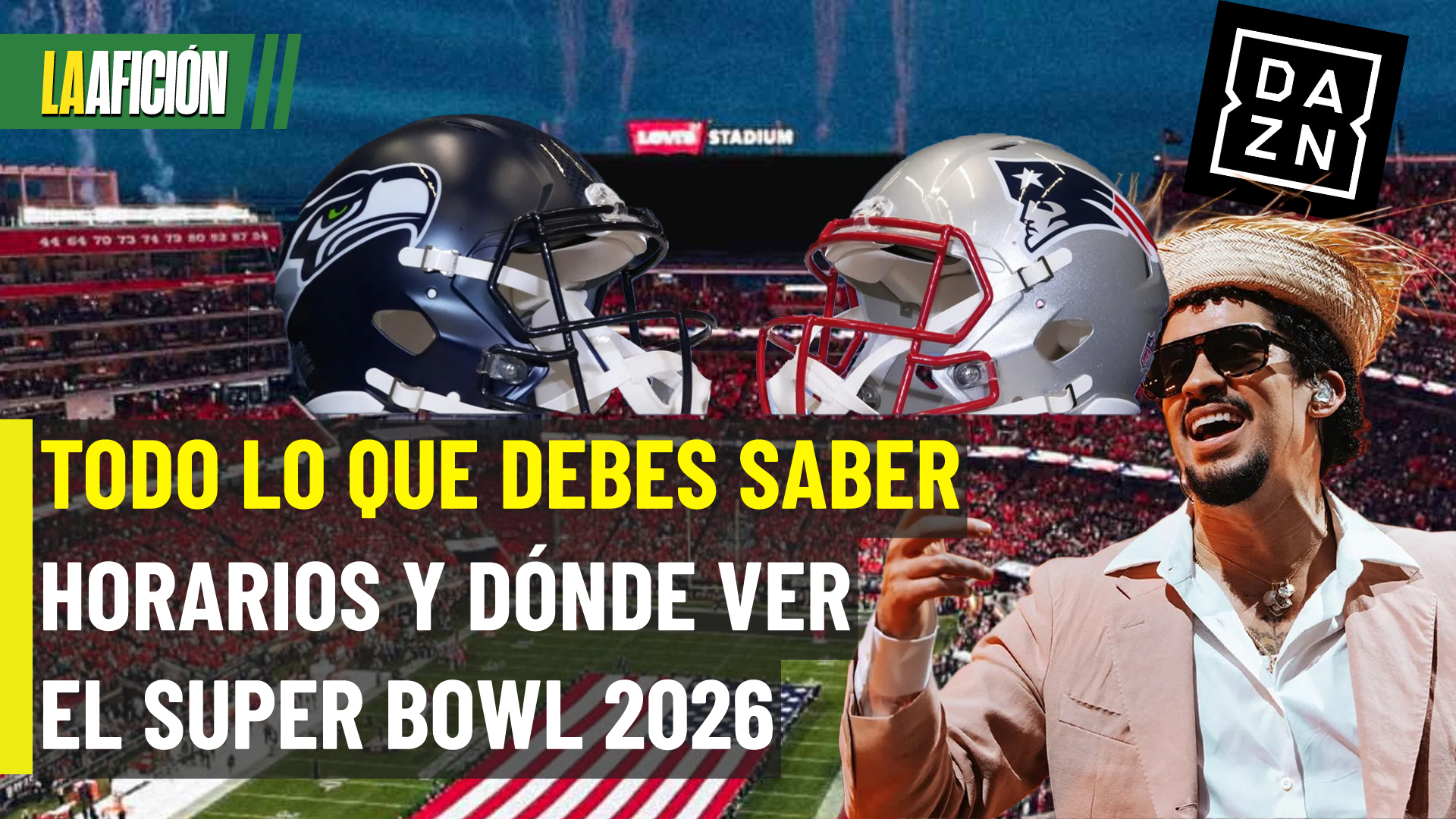 ¿Dónde ver el Super Bowl 2026 en vivo: Canales de TV abierta, cable y streaming?