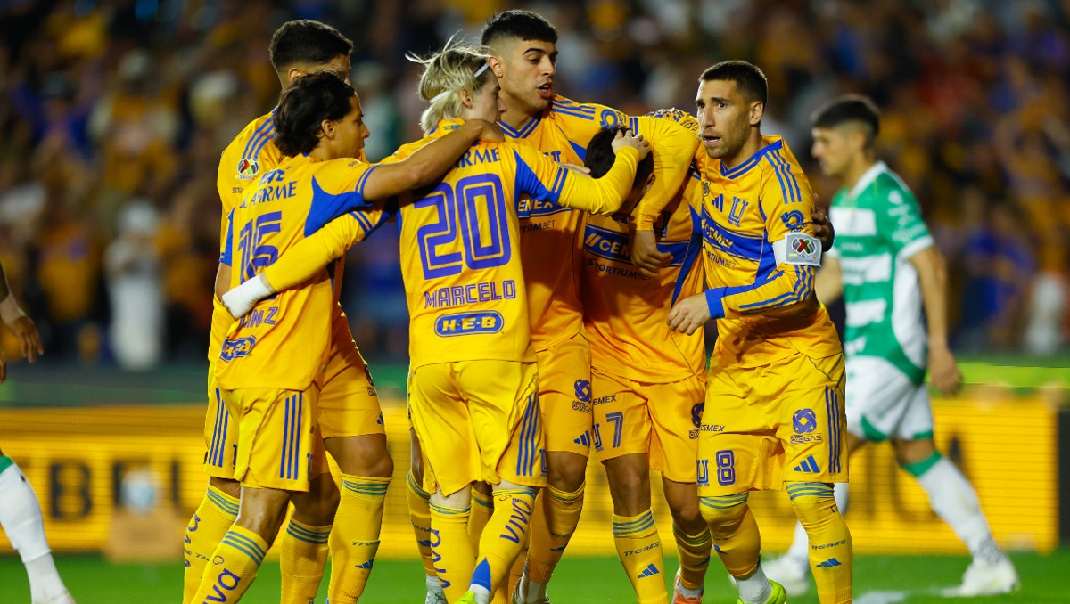 Tigres remonta y golea sin piedad a Santos en la Liga MX