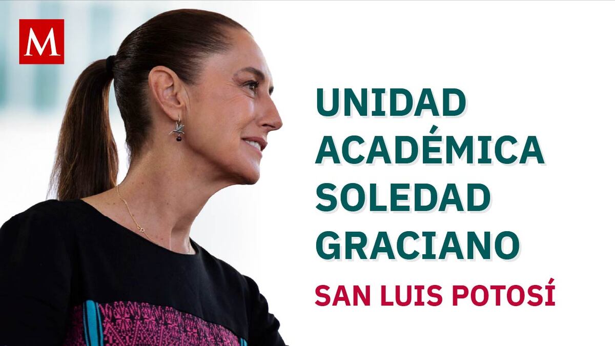 Claudia Sheinbaum encabeza inauguración de la Universidad Rosario Castellanos en SLP