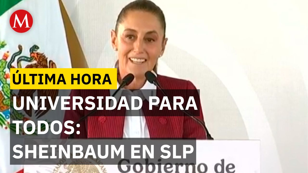 Claudia Sheinbaum inaugura la Universidad Rosario Castellanos en SLP