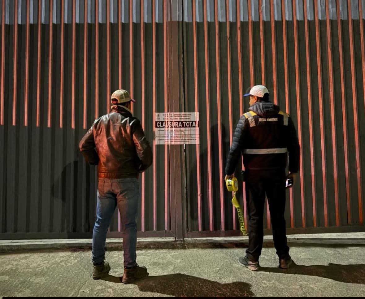 Clausuran la empresa Tizaquim, en Tizayuca. (Cortesía)