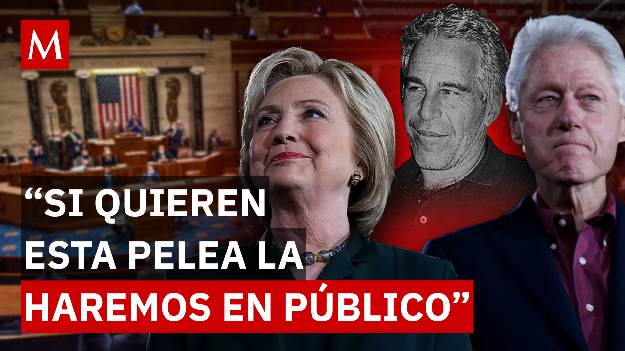 Los Clinton piden audiencia pública ante el Congreso de EU para declarar sobre el caso Epstein
