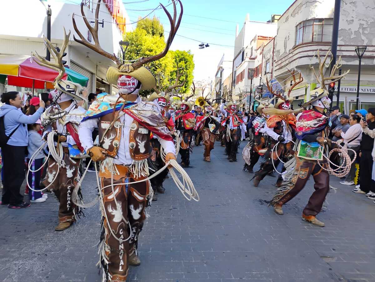 Desfile de Carnaval 2026 en Pachuca. (Alejandro Reyes)