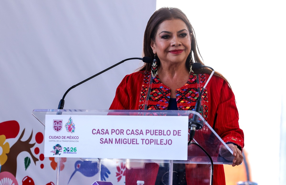 La jefa de Gobierno recordó que San Miguel Topilejo forma parte del programa “Territorios de Paz e Igualdad”. (Foto: especial)