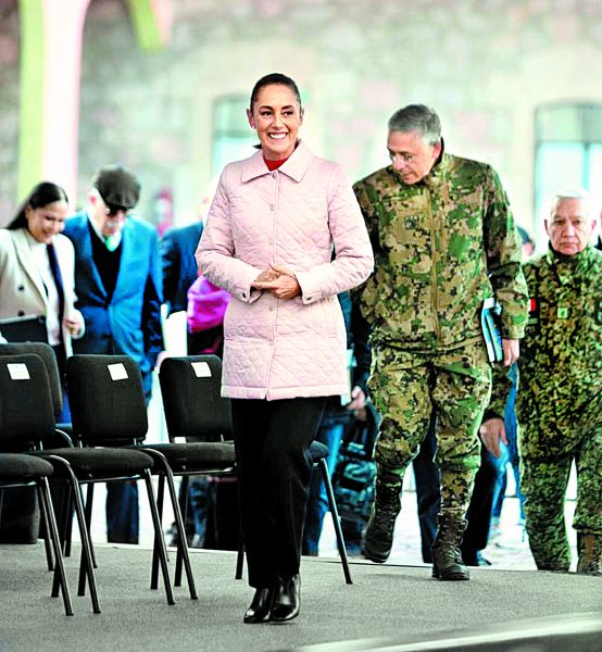 La Presidenta encabezó su conferencia en Morelia. Jorge Carballo