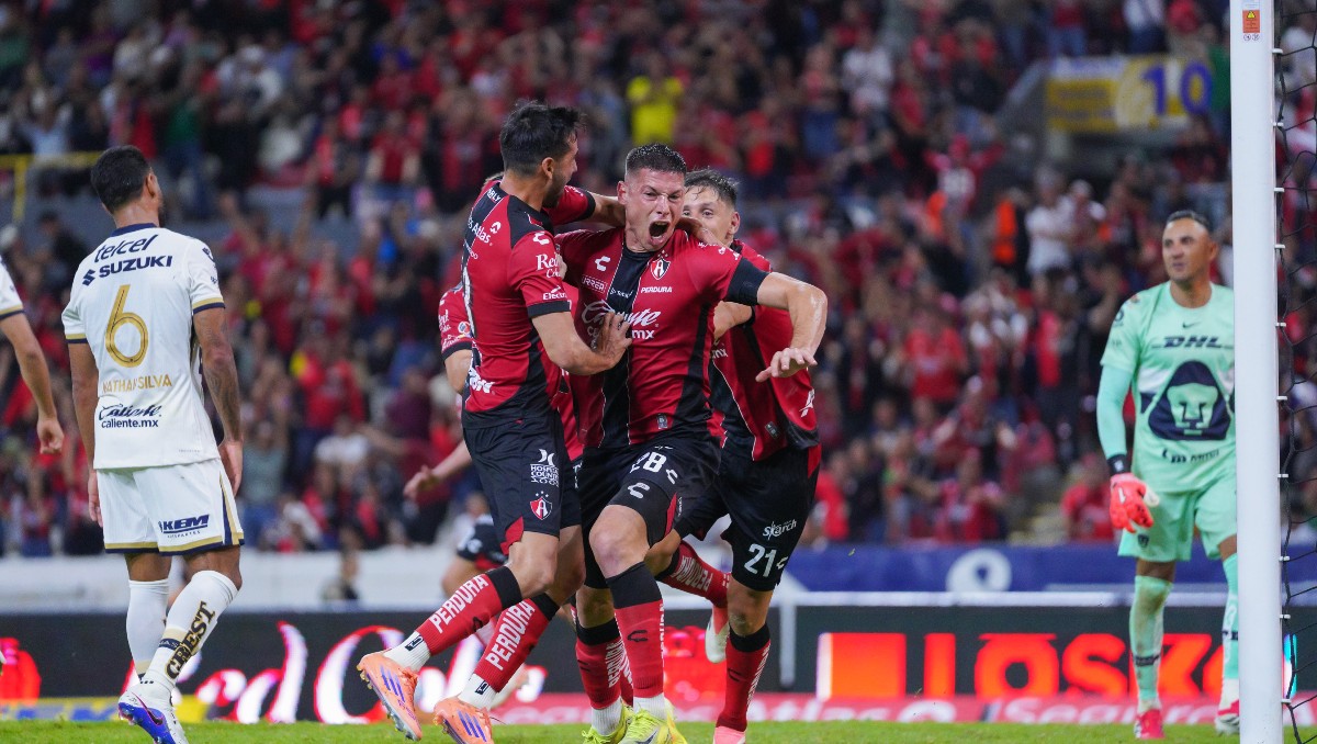Pumas deja ir el triunfo y Atlas rescata en partido con polémica en la Liga MX (Imago7)