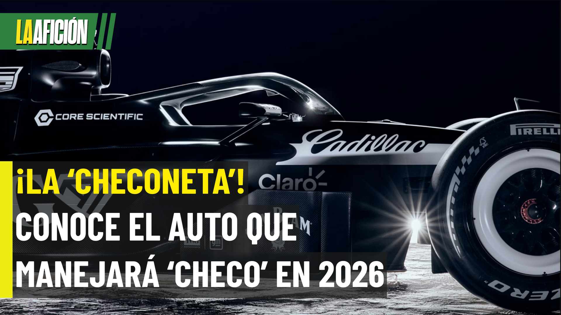 Así será el primer auto de Cadillac en la Fórmula 1 con Checo Pérez