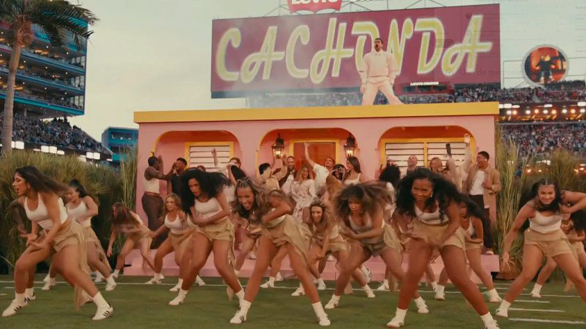 Casita de bad bunny en el super bowl