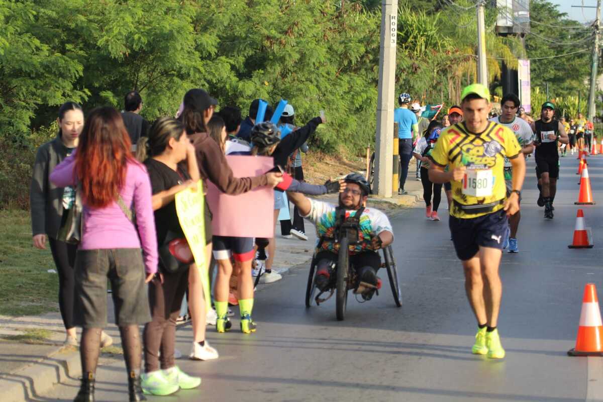 Realizan carrera Medio Maratón 2026 en Tampico. Foto: Sergio Sánchez