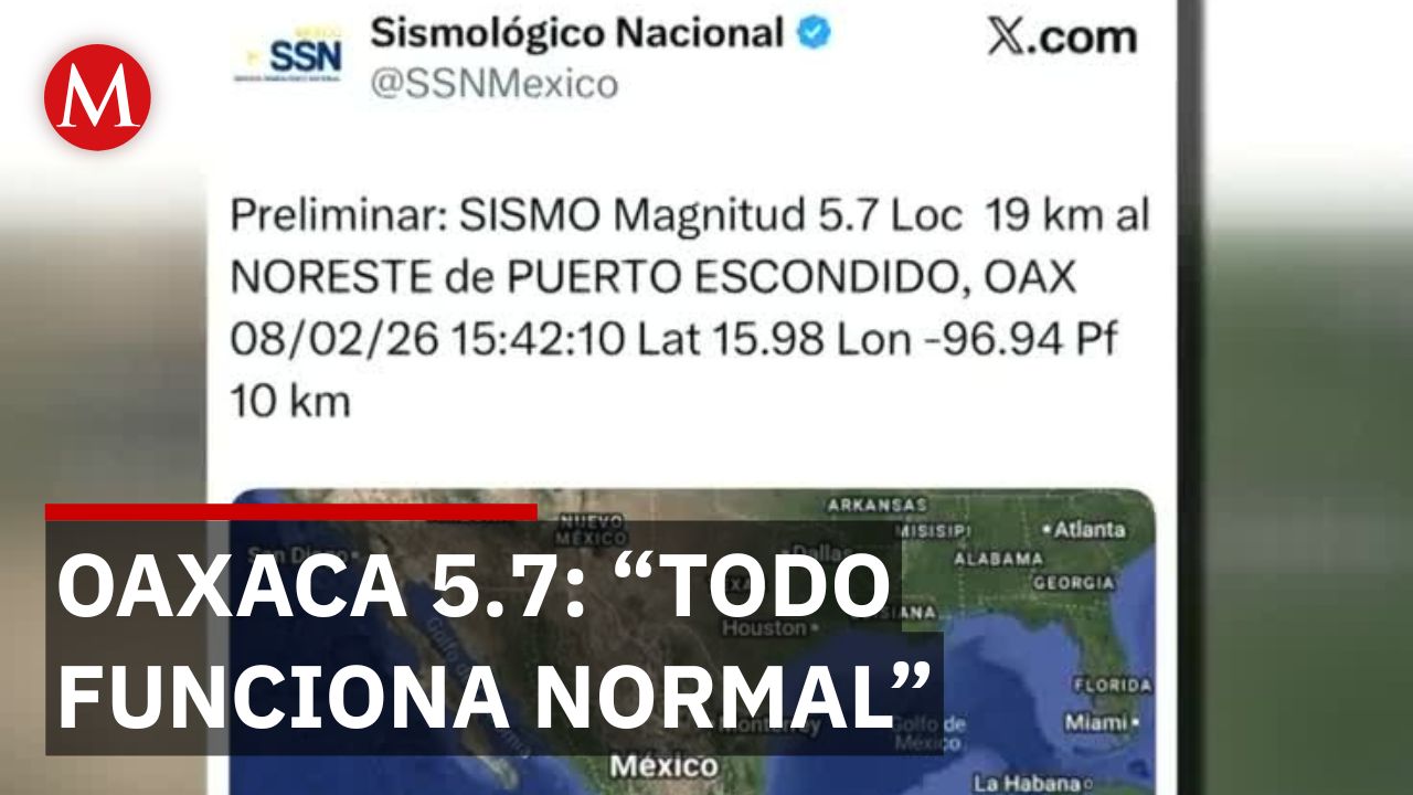 "No hay reporte de daños": Manuel Maza Sánchez, Director de PC tras sismo en Oaxaca