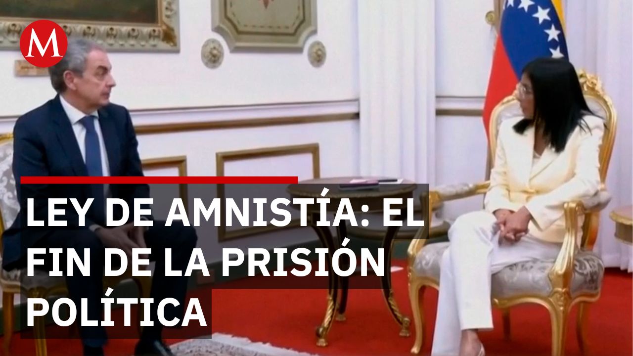 Rodríguez Zapatero y Delcy Rodríguez: Los detalles de la amnistía en Venezuela