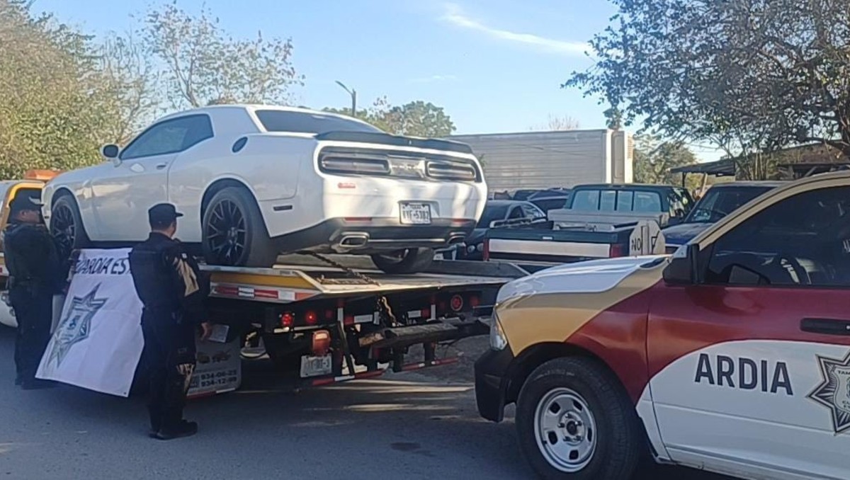 Tres vehículos son asegurados en menos de 48 horas en Río Bravo