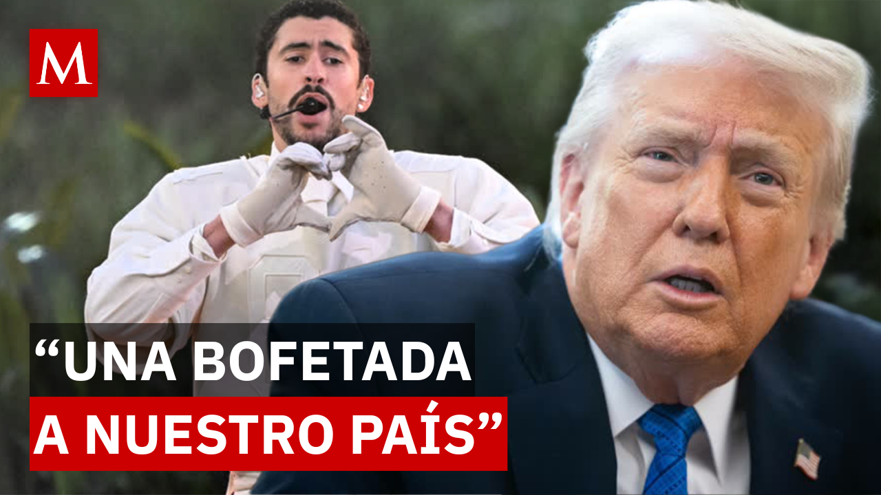Trump critica a Bad Bunny por show del Super Bowl 2026