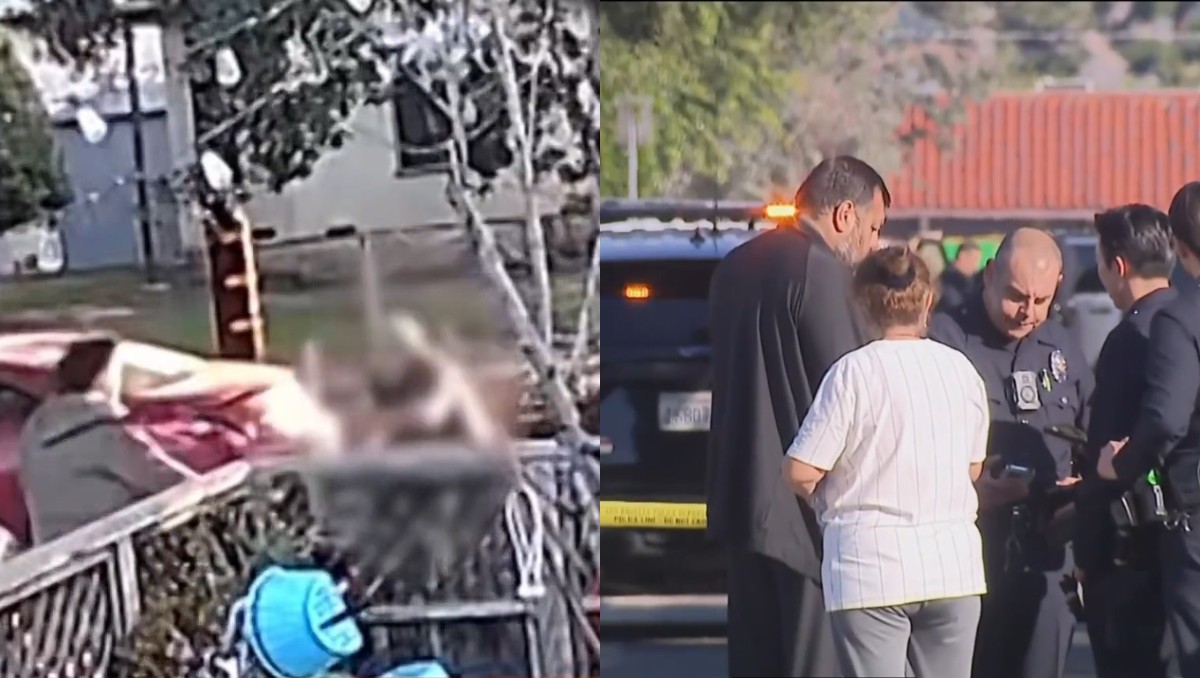 Abuelo es apuñalado en el cuello y su nieta es herida en el brazo cuando iban a la escuela