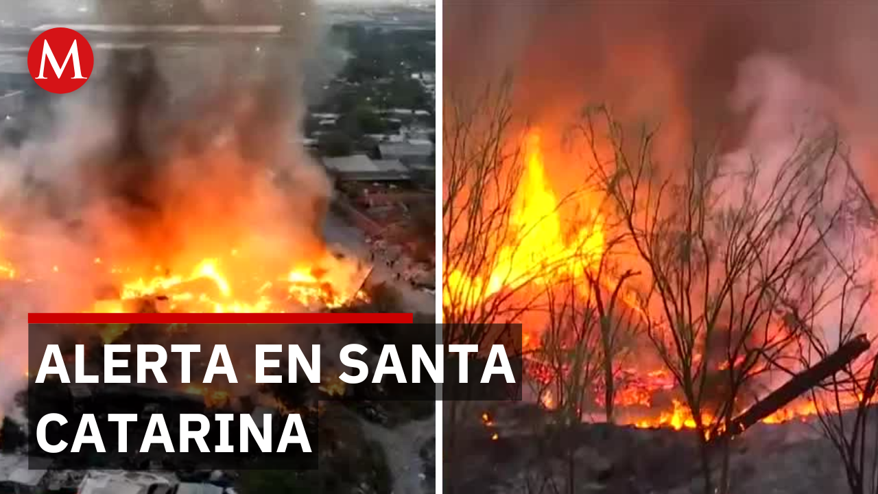 Emergencia en Santa Catarina: incendio forestal fuera de control en la sierra