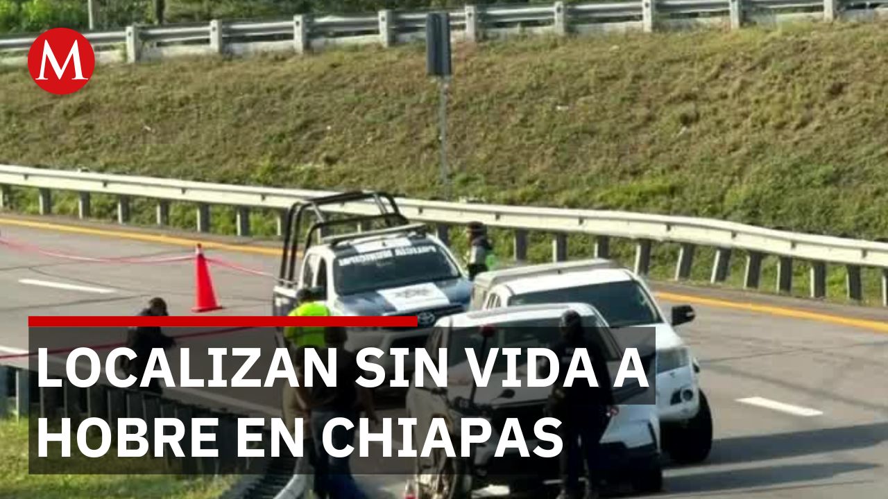 Hallan a hombre sin vida en la carretera costera de Chiapas