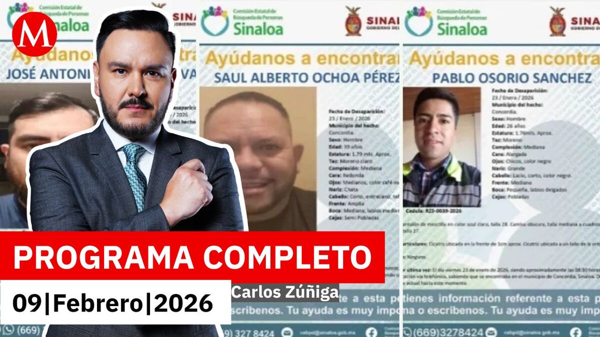 3 mineros indentificados en una fosa clandestina | Carlos Zúñiga, 9 de febrero de 2026