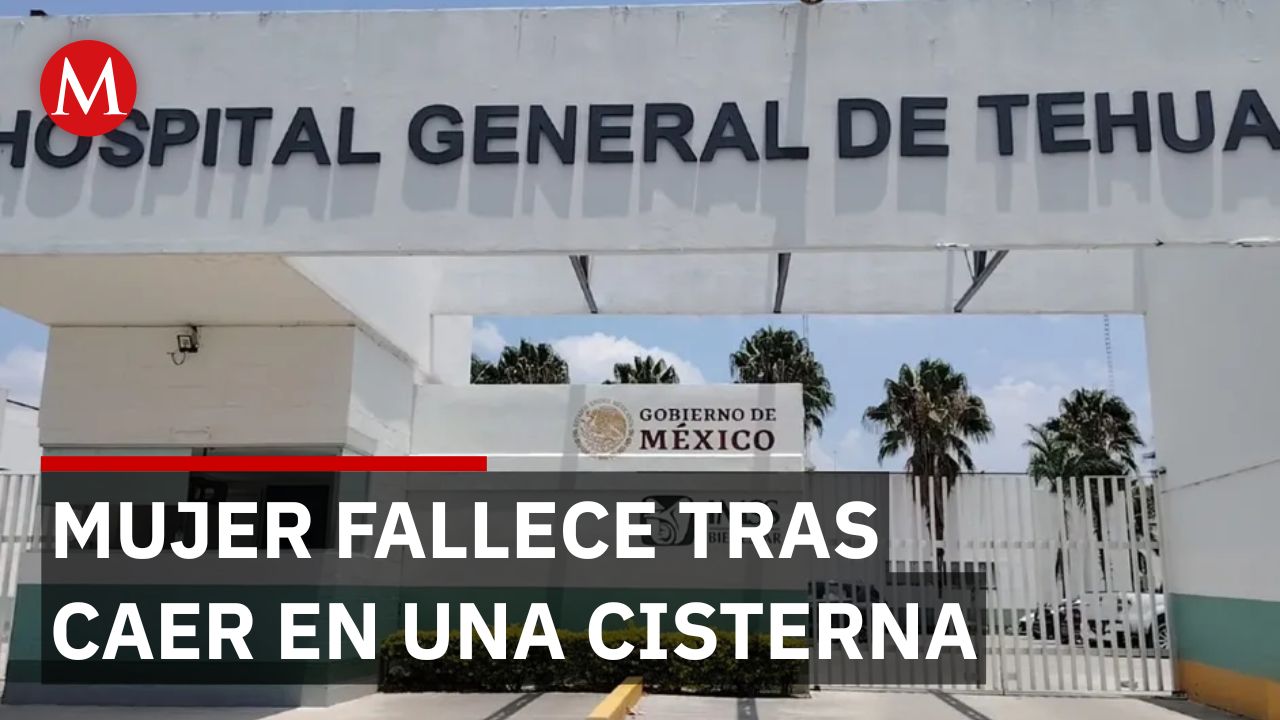 Muere mujer embarazada tras caer en una cisterna en Tehuacán, Puebla