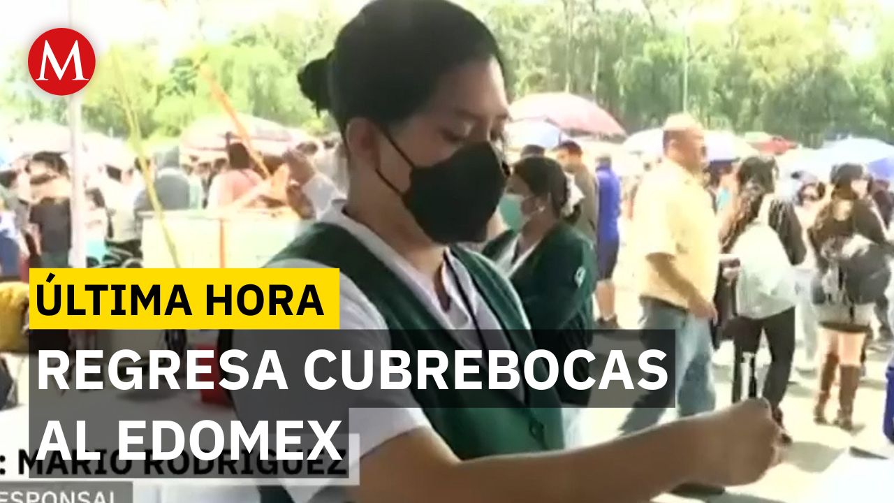 Uso obligatorio de cubrebocas vuelve a escuelas del Edomex por brote de sarampión