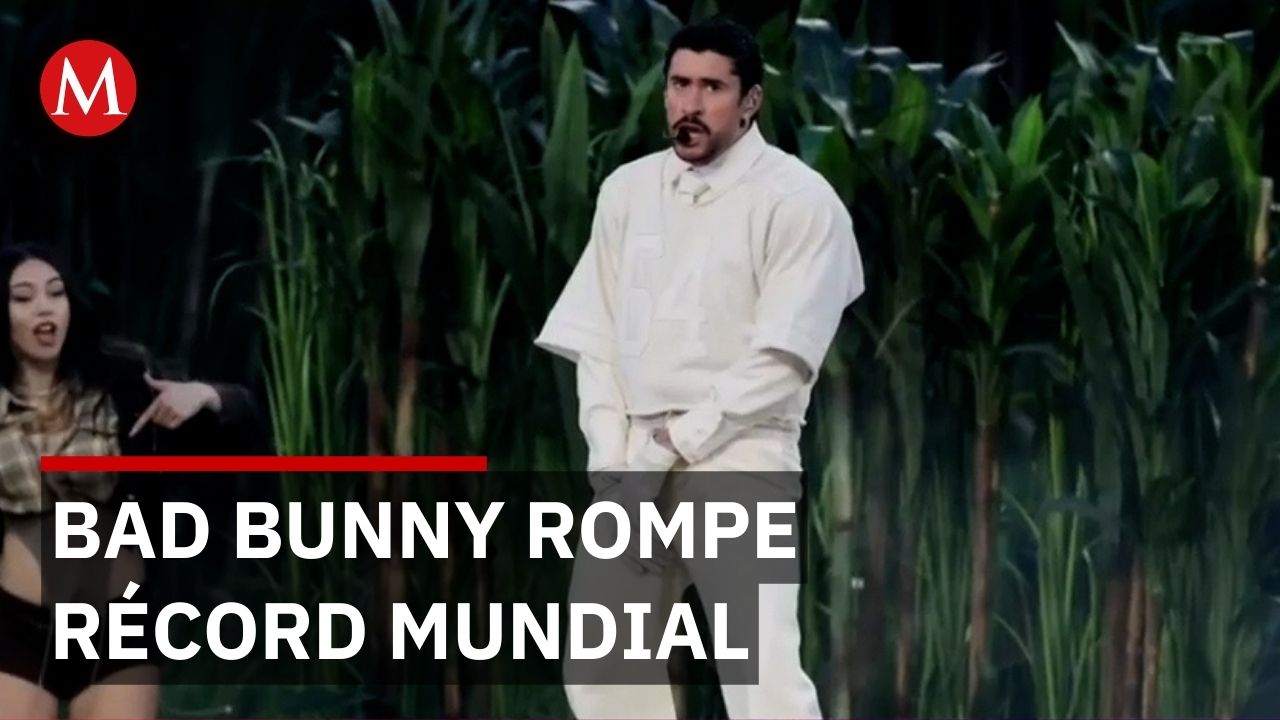 Bad Bunny del supermercado al Super Bowl con más de 130 millones de espectadores