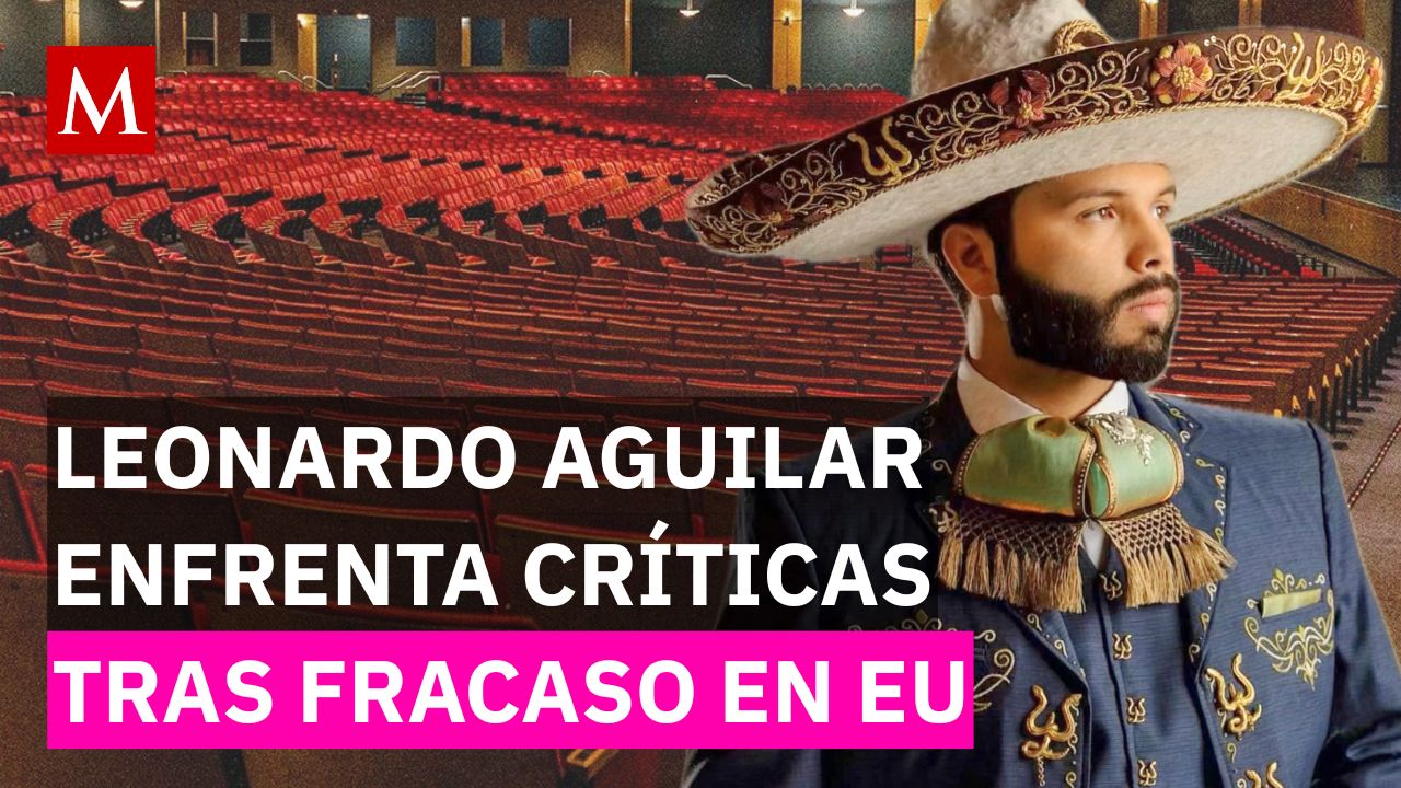 Concierto de Leonardo Aguilar en EU tuvo baja asistencia y genera reacciones