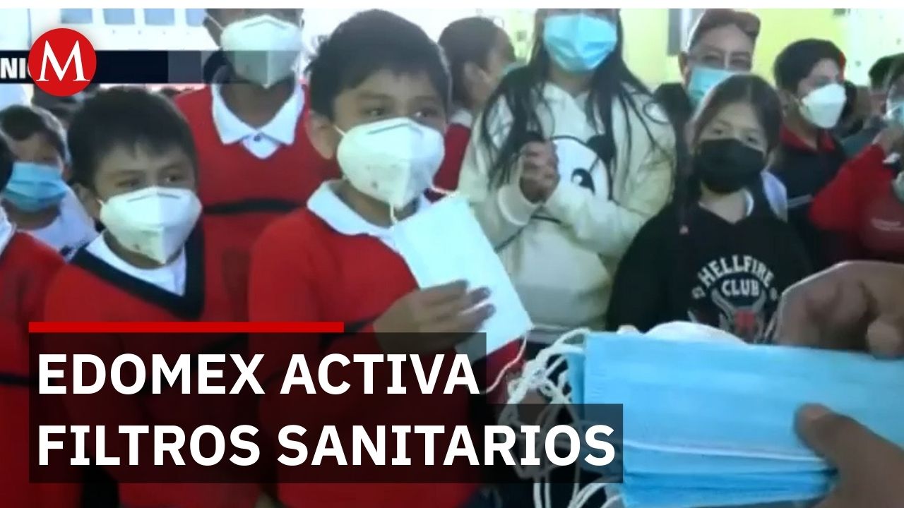 Edomex impone filtros y cubrebocas en escuelas por casos de sarampión
