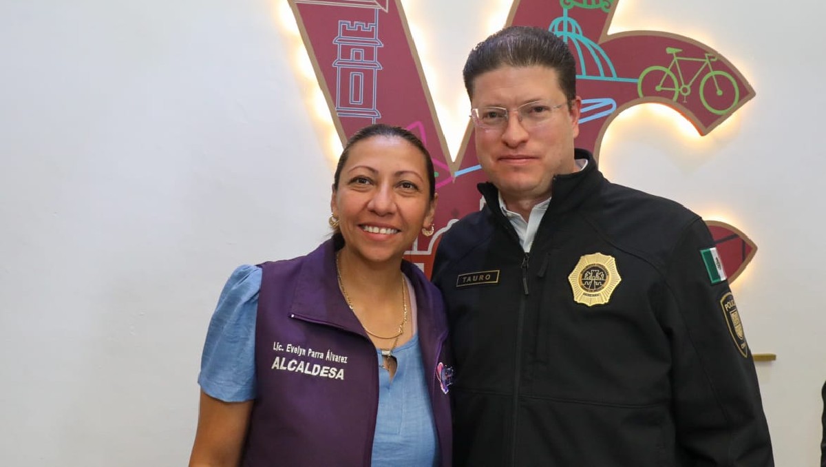 Evelyn Parra y Pablo Vázquez acuerdan operativos conjuntos en Venustiano Carranza